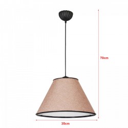 Clitheroe висящо светло розово-бежово [] - Decorațiuni