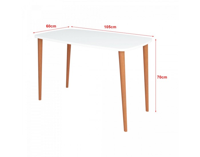 Бюро Kongsberg 70x105x60cm бяло []