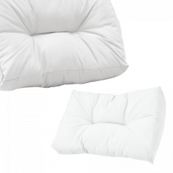 Облегалка за мебели от палети Comfy 40x60x12 см бяла - Perne