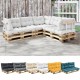 Облегалка за мебели от палети Comfy 40x60x12 см бяла