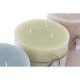 Свещ DKD Home Decor Ванилия Восък Основен (14,5 x 14,5 x 20 cm) (3 броя)