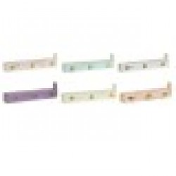 Горелка Home ESPRIT Дървен Алуминий 24 x 4 x 6 cm (12 Части) (6 броя) - Odorizante