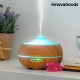 LED Овлажнител Ароматизатор Wooden-Effect InnovaGoods