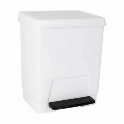 Кошче за Боклук с Педал 23 L Бял - Rosanto cleaning