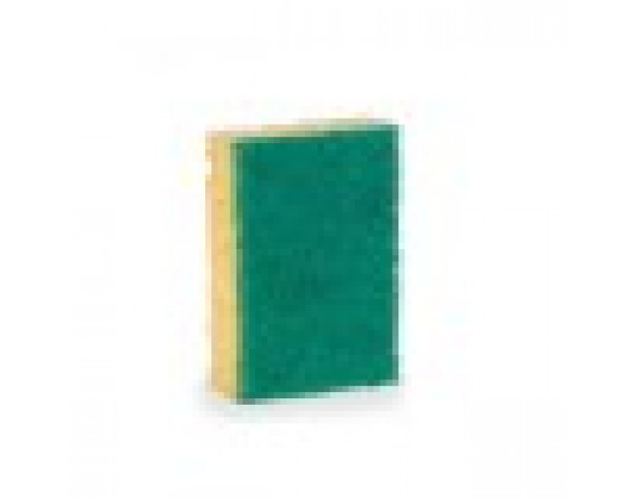 Scouring Pads Set Зелен Жълт Tselluloos (14 броя)