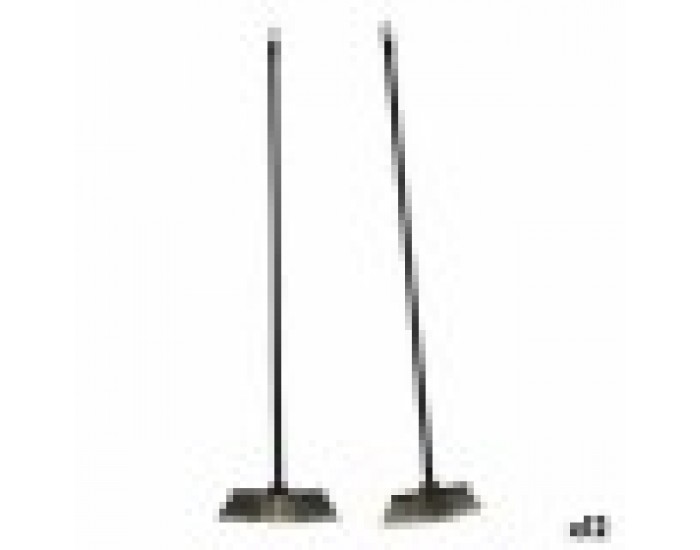 Четка за Метене PVC Метал 29 x 130,5 x 6 cm (12 броя)