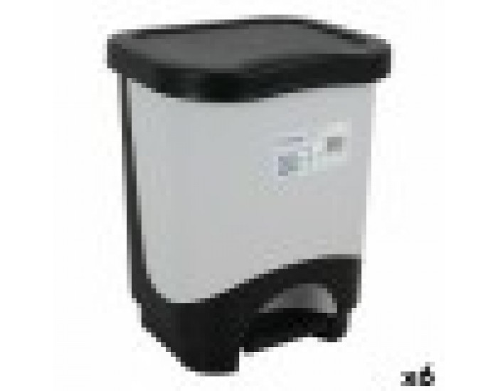 Кошче за боклук Tontarelli Idea Сив 10 L