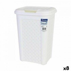 Кошче за боклук Tontarelli Arianna 10 L Бял (8 броя) - Curățenie și dezinfecție