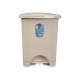 Кошче с педал Бежов Пластмаса 10 L (8 броя)