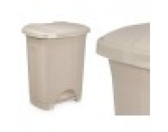 Кошче с педал Бежов Пластмаса 10 L (8 броя)