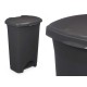 Кошче с педал Антрацит Пластмаса 50 L (3 броя)