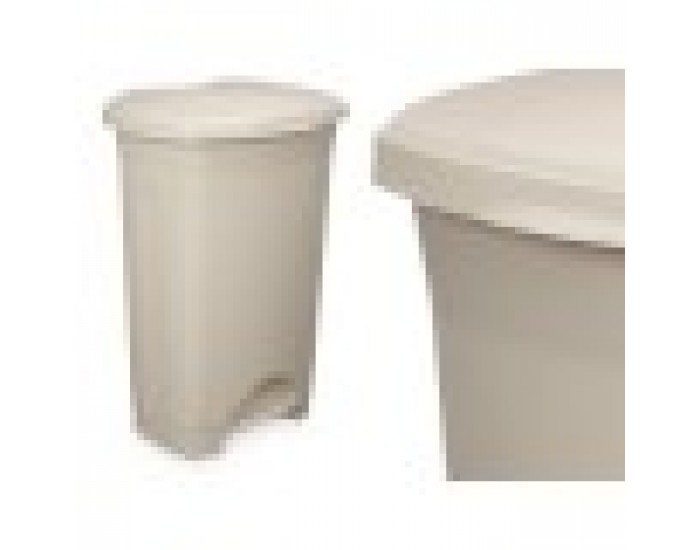 Кошче с педал Бежов Пластмаса 50 L (3 броя)