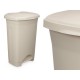 Кошче с педал Бежов Пластмаса 50 L (3 броя)