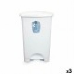 Кошче с педал Бял Пластмаса 50 L (3 броя) - Curățenie și dezinfecție