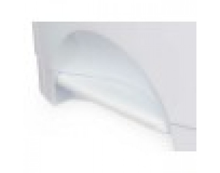 Кошче с педал Бял Пластмаса 50 L (3 броя)