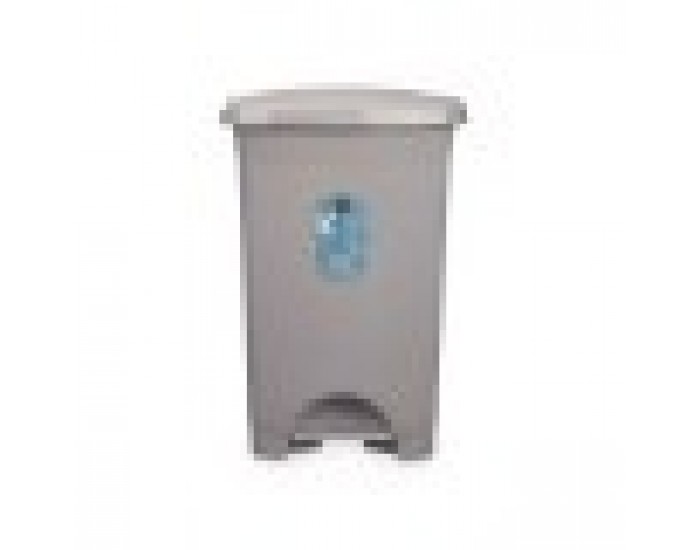 Кошче с педал Сив Пластмаса 50 L (3 броя)