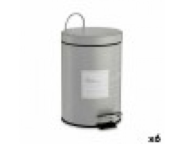 Кошче с педал Beauty Products Бял Сив Стомана Пластмаса 3 L (6 броя)
