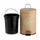 Кошче с педал Tropical Bath Бял Бежов Стомана Пластмаса 3 L (6 броя)