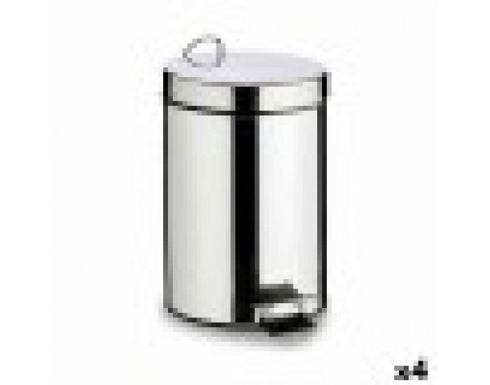 Кошче с педал Berilo B0010-7L Сребрист Неръждаема стомана Пластмаса 7 L (4 броя)
