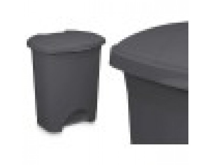 Кошче с педал Антрацит Пластмаса 30 L (4 броя)