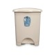 Кошче с педал Бежов Пластмаса 30 L (4 броя)