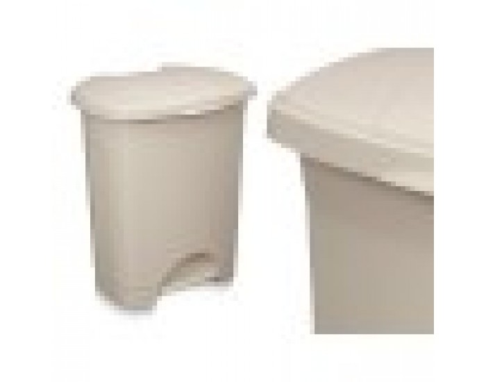 Кошче с педал Бежов Пластмаса 30 L (4 броя)