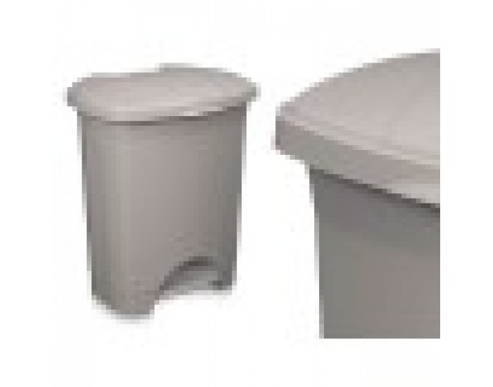 Кошче с педал Сив Пластмаса 30 L (4 броя)