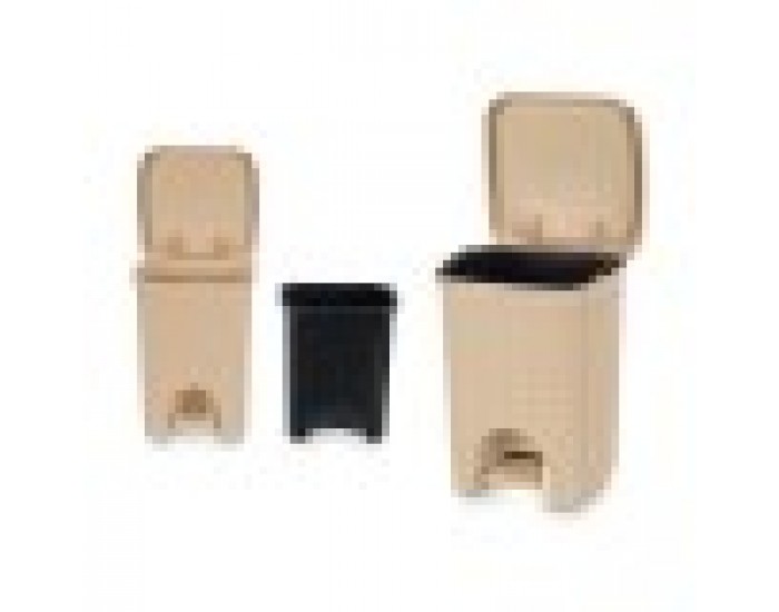 Кошче за боклук Stefanplast 30134 Бежов Пластмаса 6 L (6 броя)