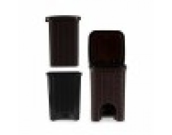 Кошче с педал Stefanplast Elegance Кафяв Пластмаса 6 L 20,5 x 28 x 20,5 cm (6 броя)