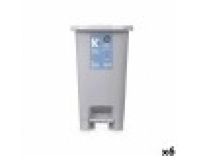 Кошче с педал ABK-142 1 Сив Пластмаса 25 L (6 броя)