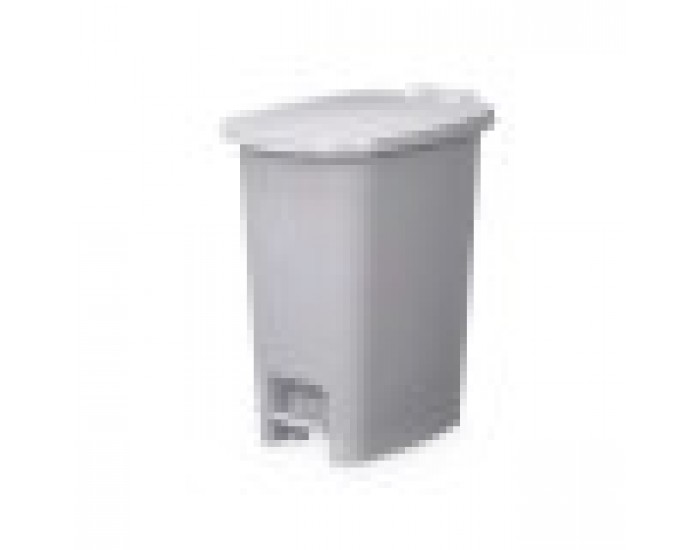 Кошче с педал ABK-142 1 Сив Пластмаса 25 L (6 броя)