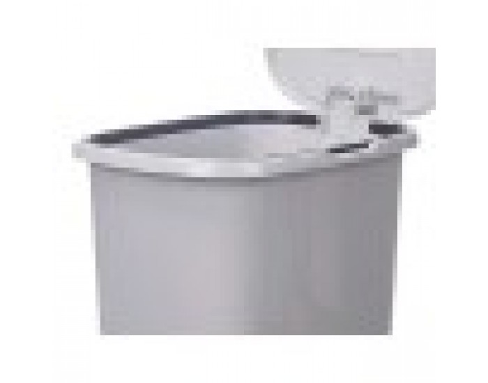 Кошче с педал ABK-142 1 Сив Пластмаса 25 L (6 броя)