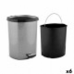 Кошче с педал Тъмно сив Пластмаса 11 L (6 броя) - Berilo