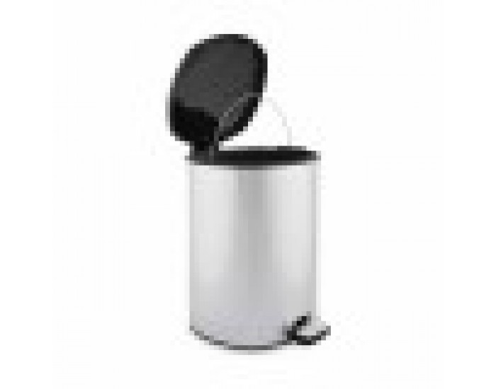 Кошче с педал Сребрист Пластмаса 20 L (4 броя)