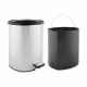 Кошче с педал Сребрист Пластмаса 20 L (4 броя)