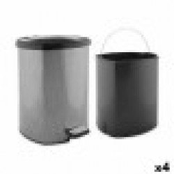 Кошче с педал Тъмно сив Пластмаса 20 L (4 броя) - Berilo