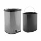 Кошче с педал Тъмно сив Пластмаса 20 L (4 броя)
