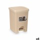 Кошче за боклук Stefanplast 30796 Бежов Пластмаса 20 L (6 броя)