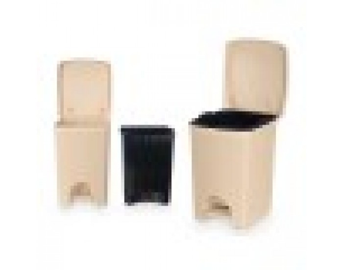 Кошче за боклук Stefanplast 30796 Бежов Пластмаса 20 L (6 броя)