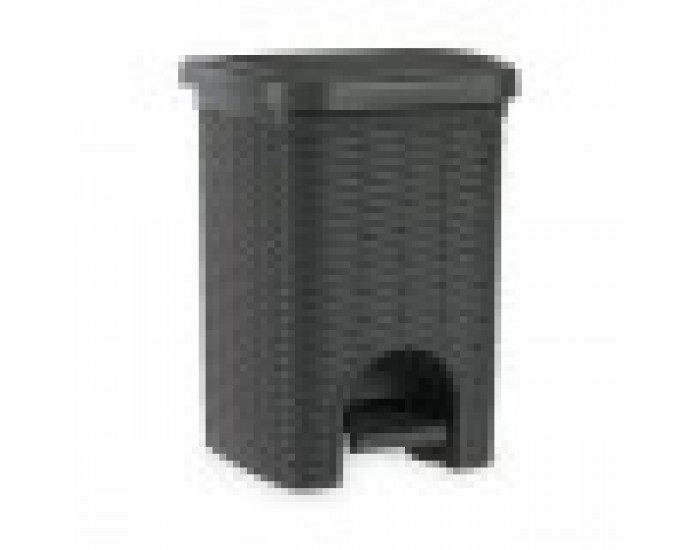 Кошче с педал Stefanplast Elegance Сив Пластмаса 20 L 27 x 39 x 30,5 cm (6 броя)