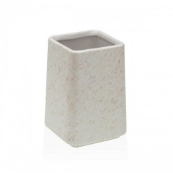 Поставка за четка за зъби Versa Бял Керамика Пластмаса 7 x 10 x 7 cm - Versa