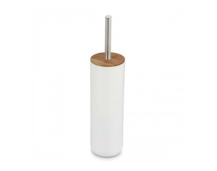Четка за Баня Home ESPRIT Бял Естествен Бамбук полистирен 9 x 9 x 37 cm