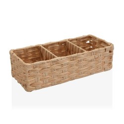 Кошница Светло кафяв 3 Отделения полиетилен (15,2 x 10,2 x 35,6 cm) - Versa