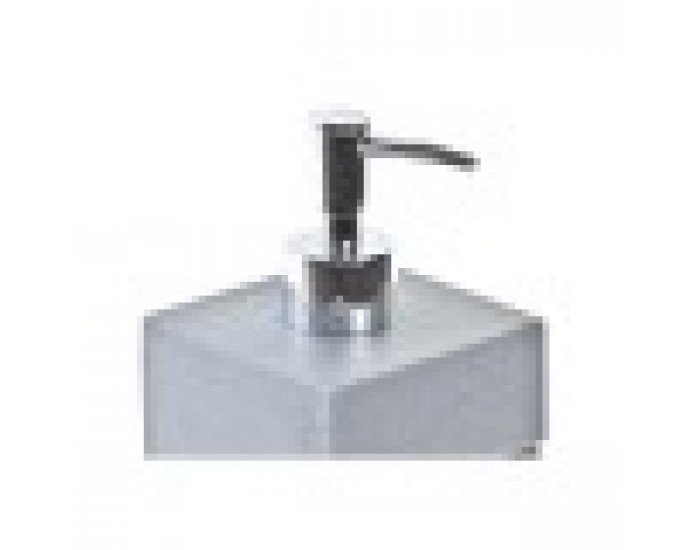 Дозатор за Сапун DKD Home Decor Сребрист Сив Смола PP (8,5 x 8,5 x 17,3 cm)