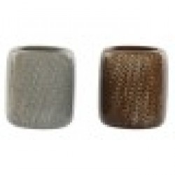 Чаша Home ESPRIT Кафяв Сив Каменинов 8,5 x 8,5 x 10 cm (2 броя) - Home esprit