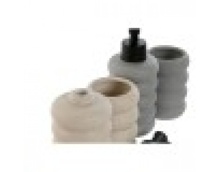 Дозатор за Сапун Home ESPRIT Черен Сив Сметана ABS Dolomite 7 x 7 x 17,5 cm (2 броя)