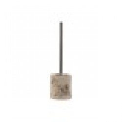 Четка за Баня Home ESPRIT Сметана Сребрист Смола полиетилен 10,5 x 10,5 x 37 cm - Home esprit