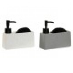 Cапунерка Home ESPRIT Бял Сив ABS Dolomite (2 броя) - Home esprit