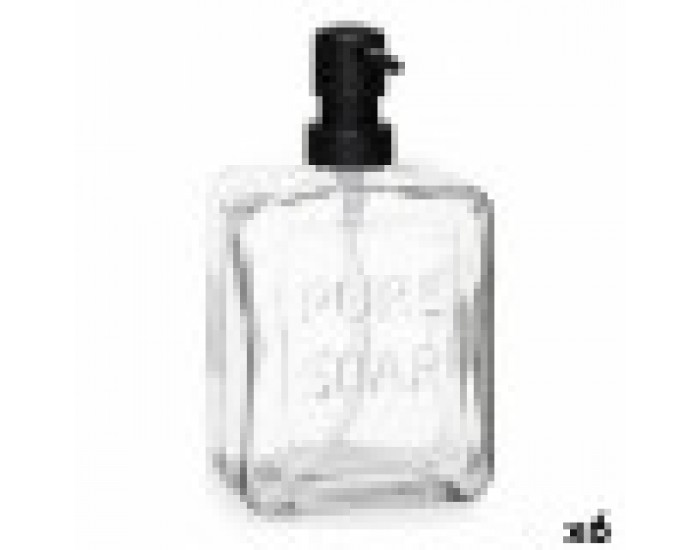 Дозатор за Сапун Pure Soap Кристал Прозрачен Пластмаса 570 ml (6 броя)