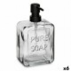 Дозатор за Сапун Pure Soap Кристал Черен Пластмаса 570 ml (6 броя) - Berilo